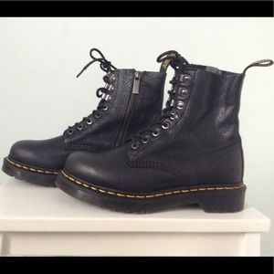 Doc Marten Leather Zip-up Boots